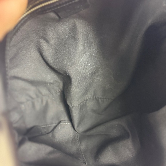 GUCCI Vintage BLACK LEATHER 85TH ANNIVERSARY GG MONOGRAM HOBO BAG - Picture 7 of 15